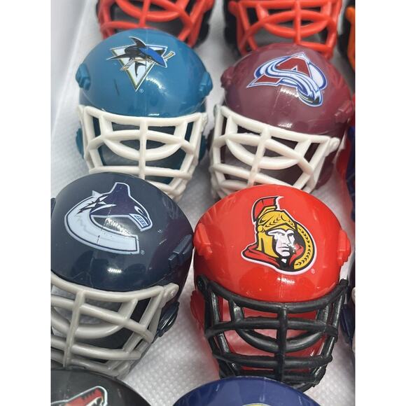 Franklin NHL Mini Hockey Goalie Masks Helmets Lot of 23 Teams - No Duplicates - Picture 14 of 15